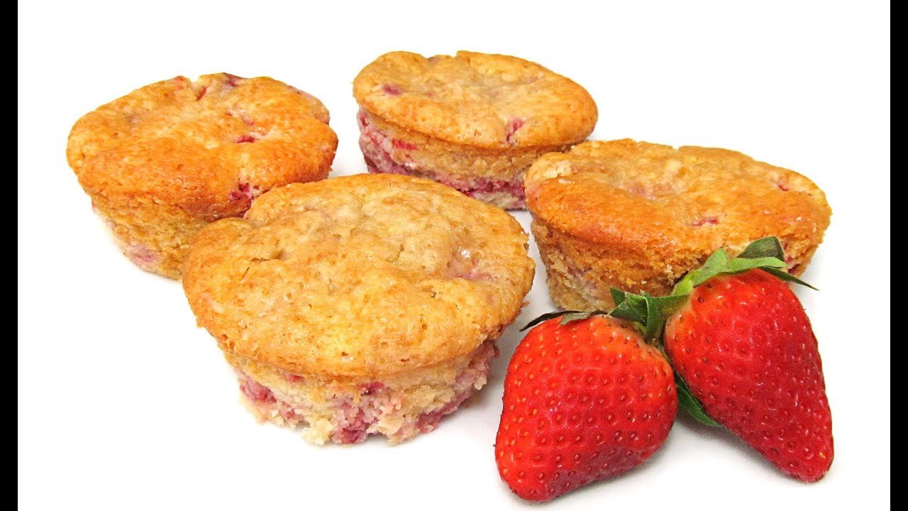 Receta de Muffins de fresa