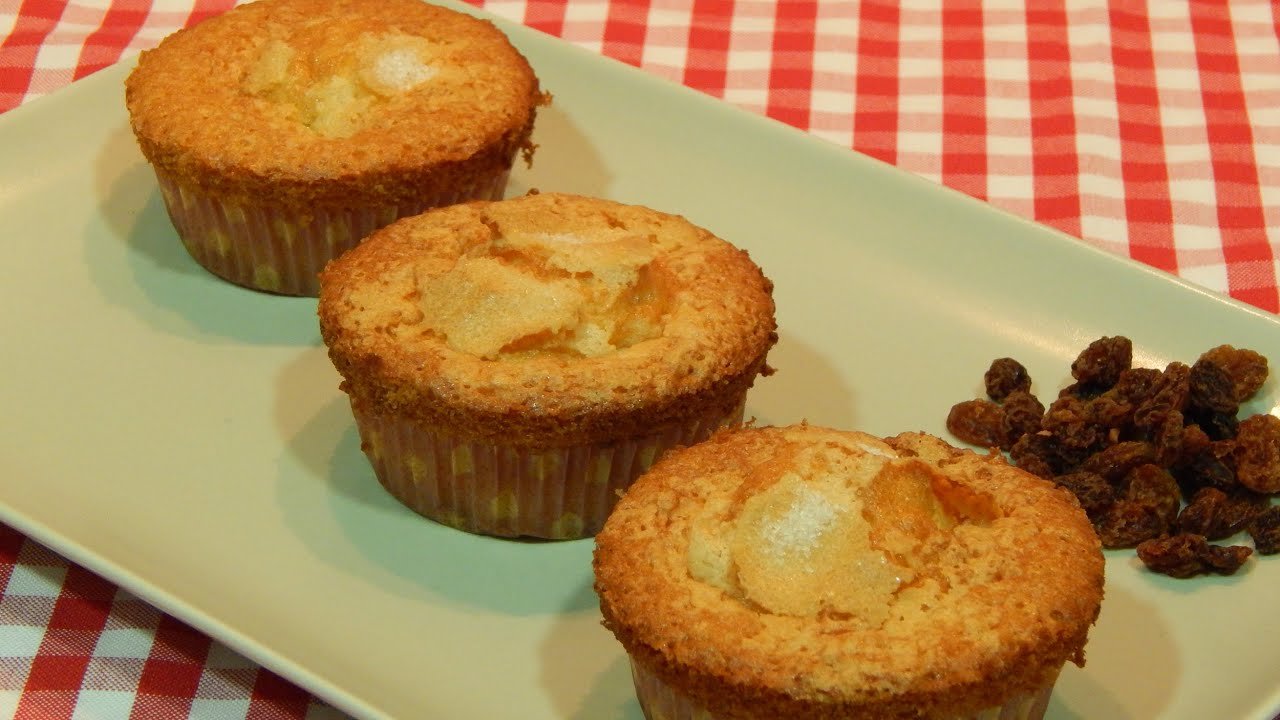 Receta de Muffins de pasas