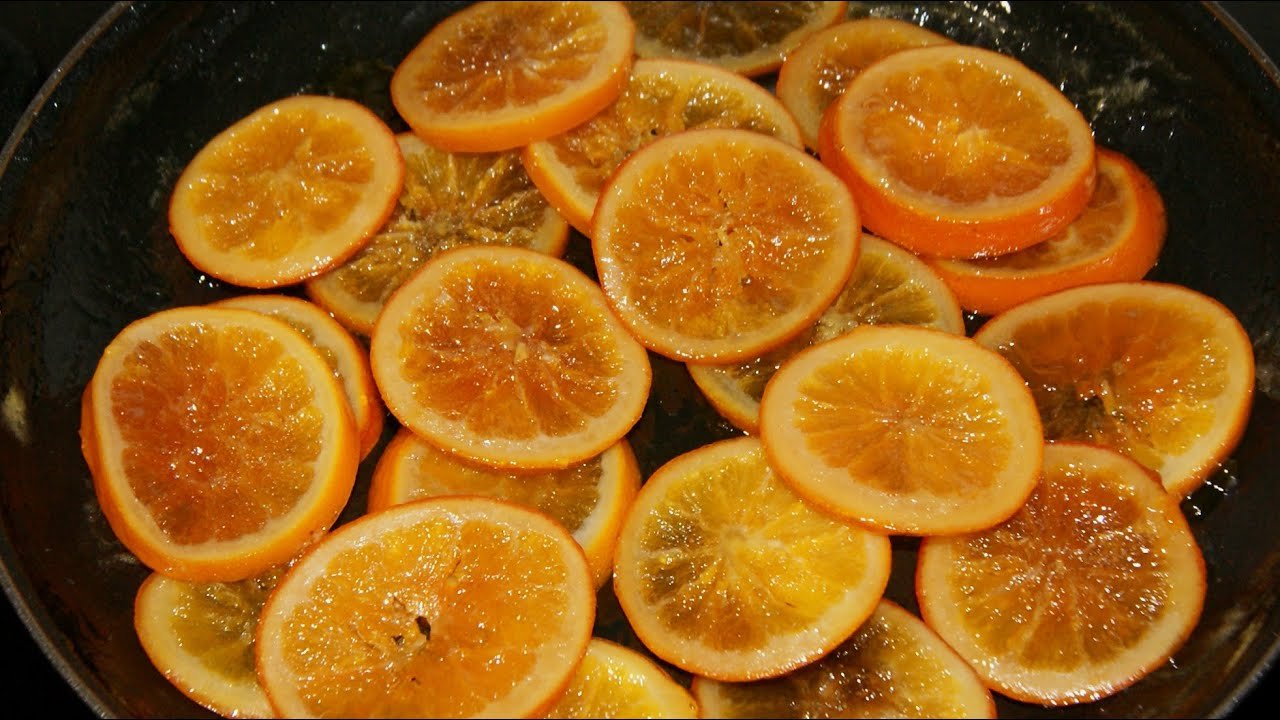 Receta de Naranja confitada