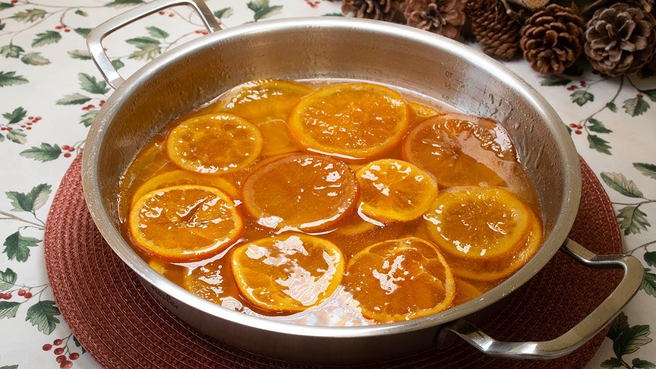 Receta de Naranjas en almíbar