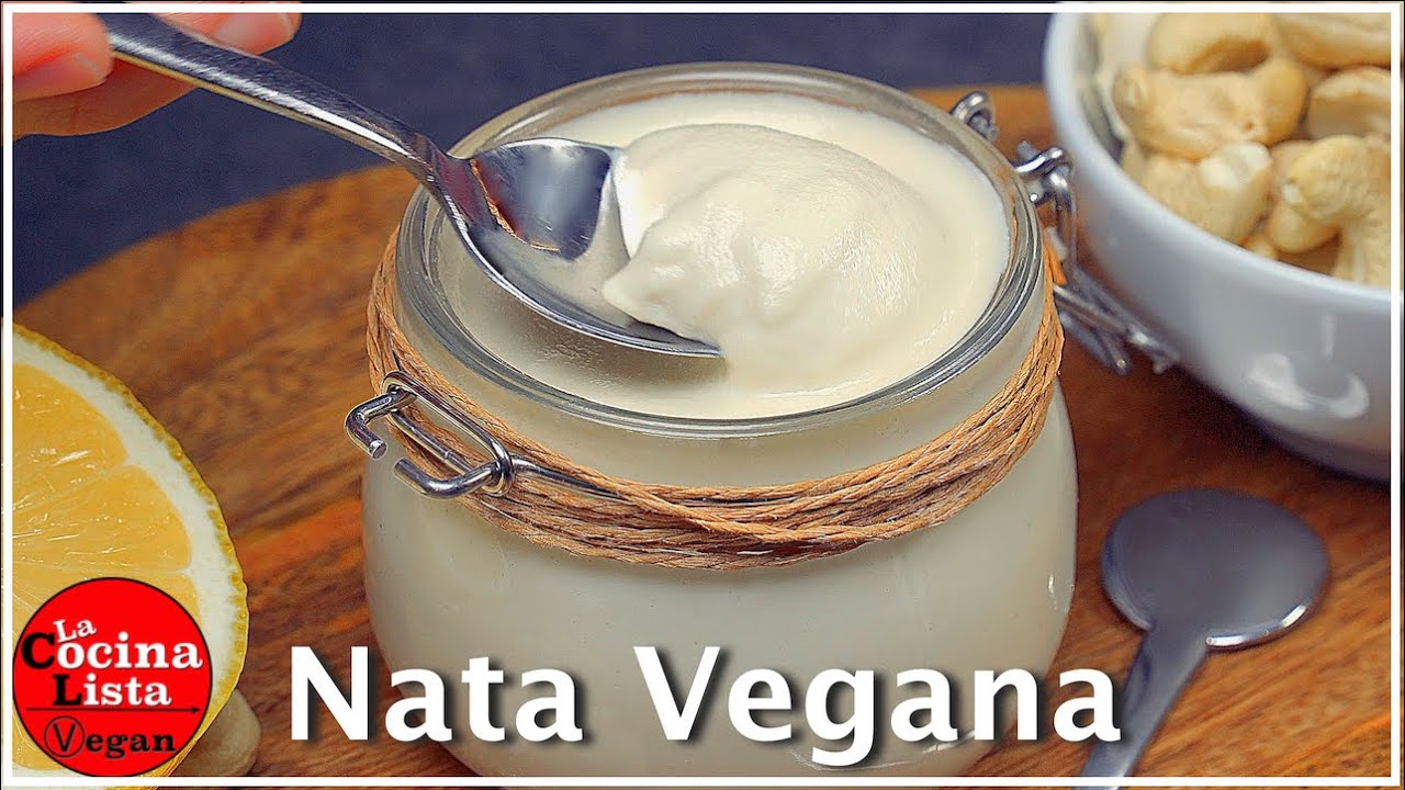 Receta de Nata vegetal para cocinar