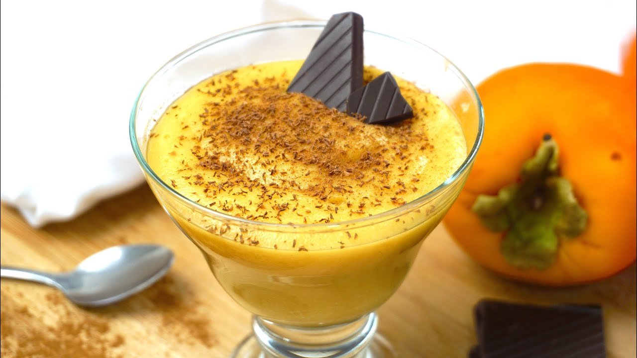 Receta de Natillas de caqui