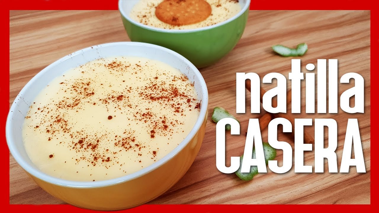 Receta de Natillas de maicena y leche
