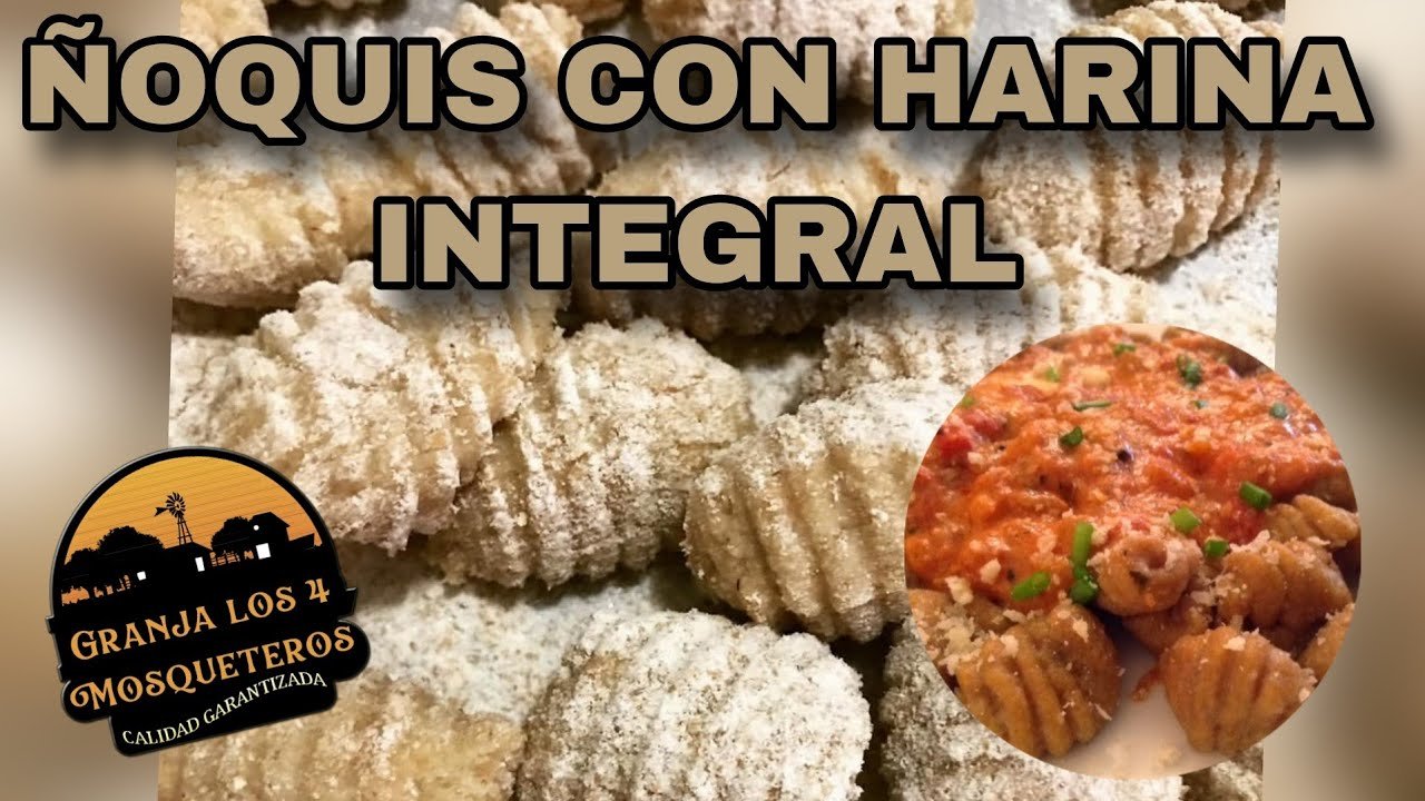 Receta de Ñoquis de harina integral