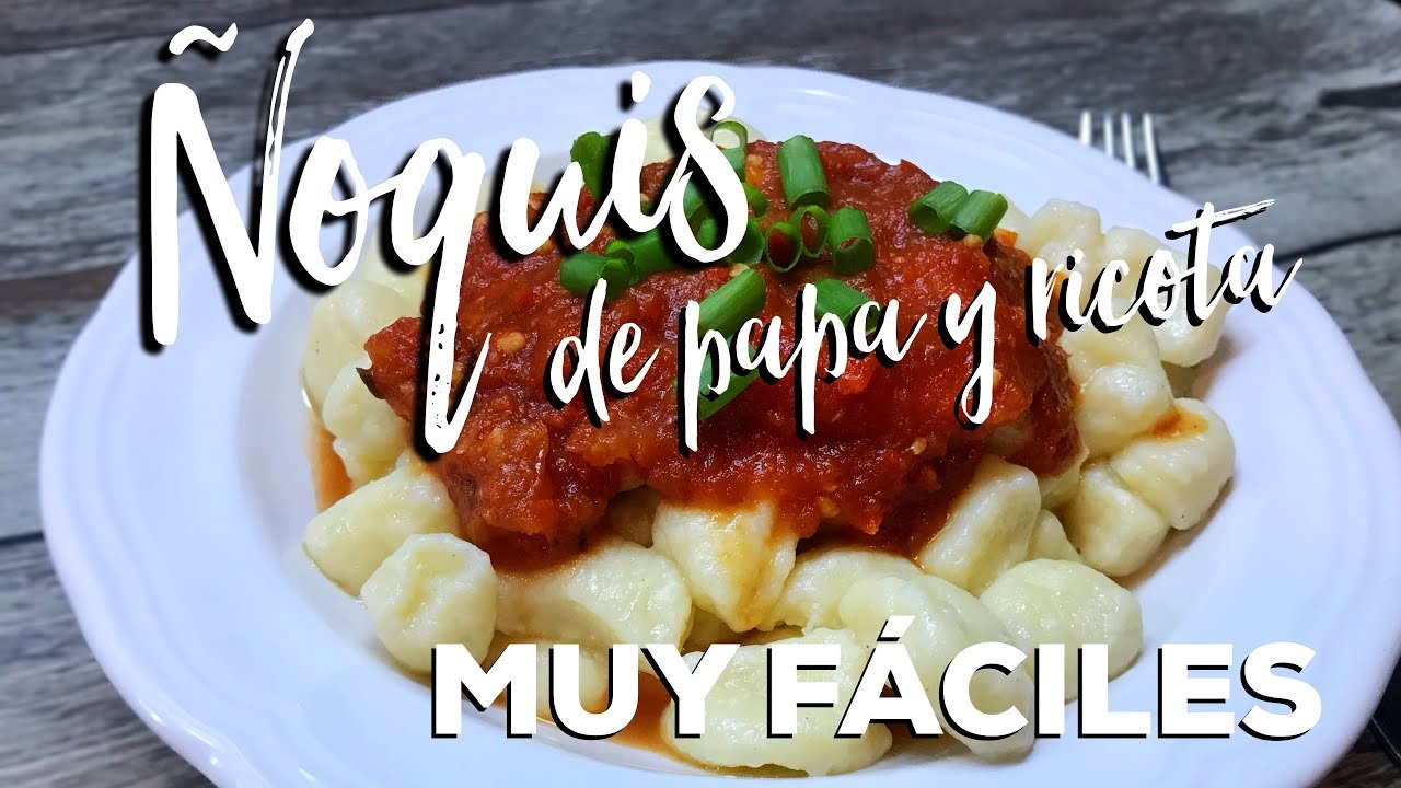 Receta de Ñoquis de papa y ricota