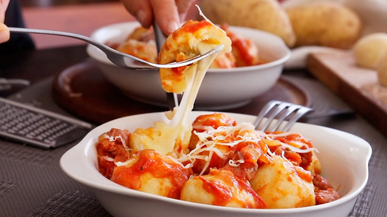Receta de Ñoquis rellenos de queso