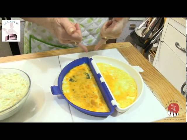 Receta de Omelette al microondas