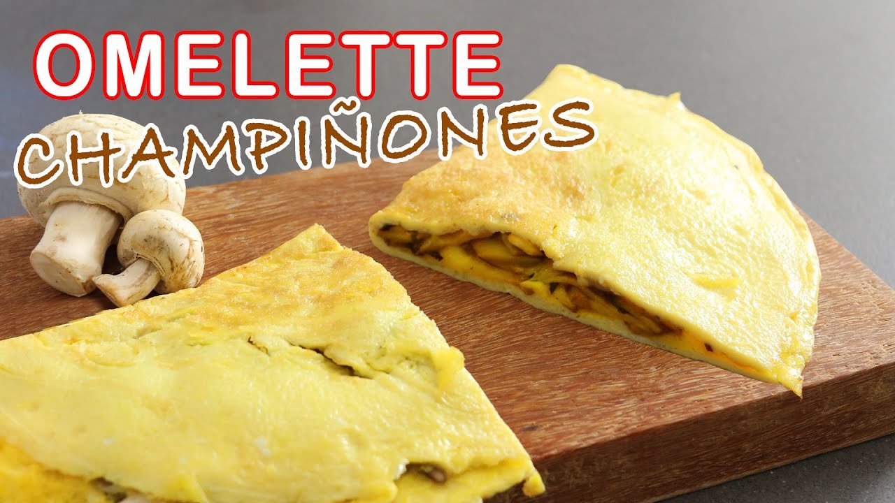 Receta de Omelette de champiñones