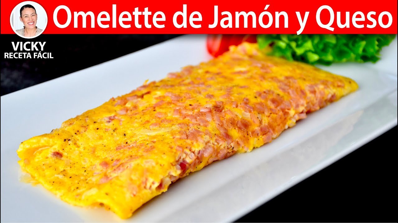 Receta de Omelette de jamón y queso