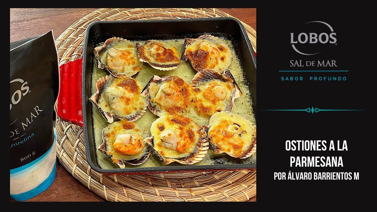 Receta de Ostiones a la parmesana