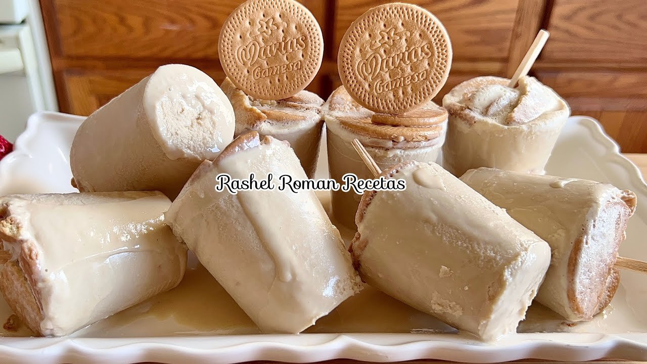 Receta de Paletas de galletas María