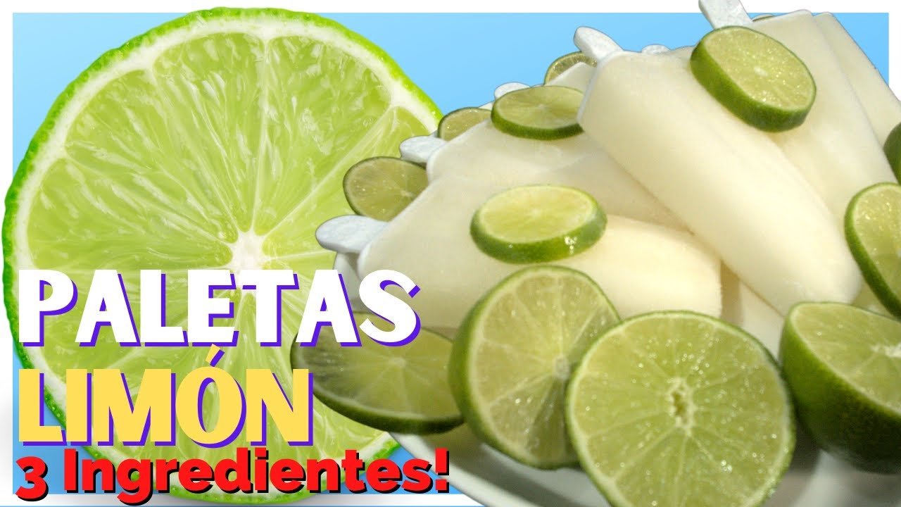 Receta de Paletas heladas de limón
