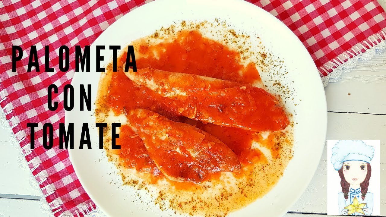 Receta de Palometa con salsa de tomate