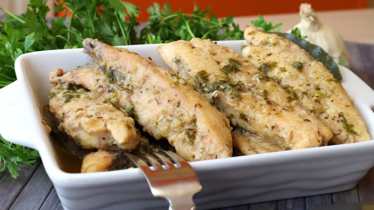 Receta de Palometa en salsa con patatas