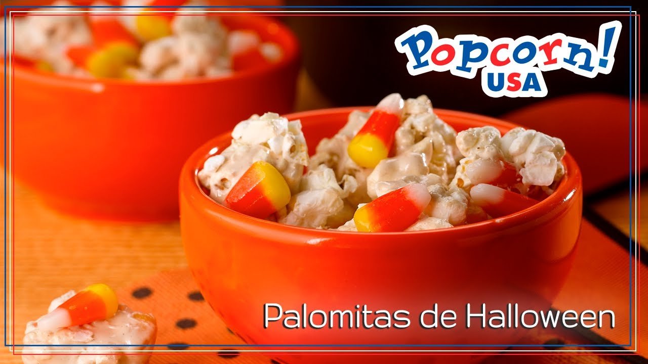 Receta de Palomitas de maíz para Halloween