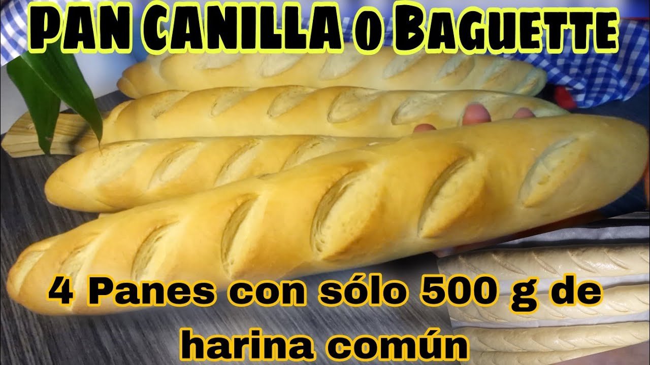 Receta de Pan canilla venezolano