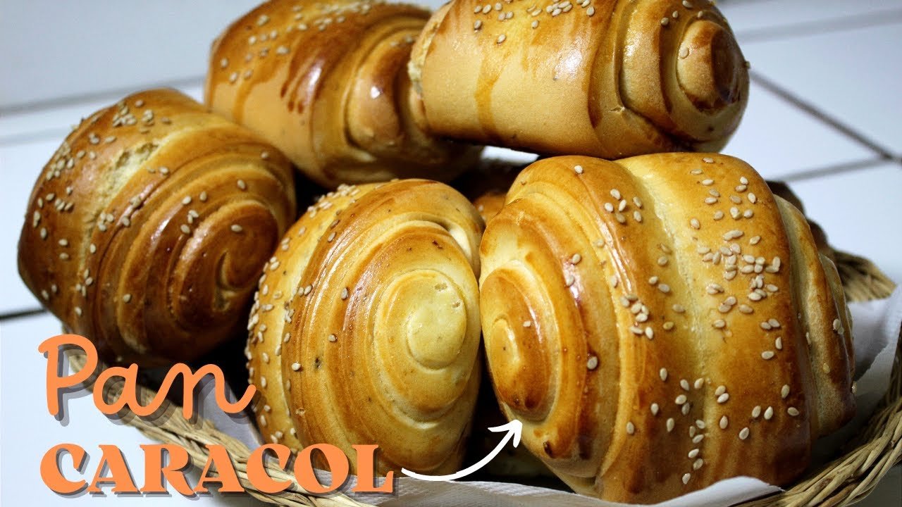 Receta de Pan caracol