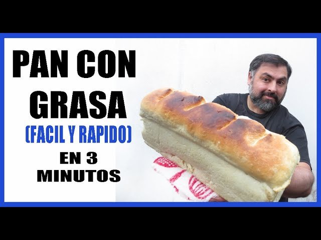 Receta de Pan de campo con grasa
