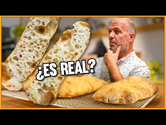 Receta de Pan de chapata con masa madre