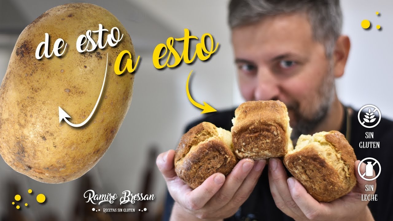 Receta de Pan de papa sin gluten