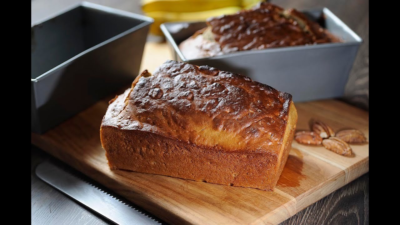 Receta de Pan de plátano con nuez casero