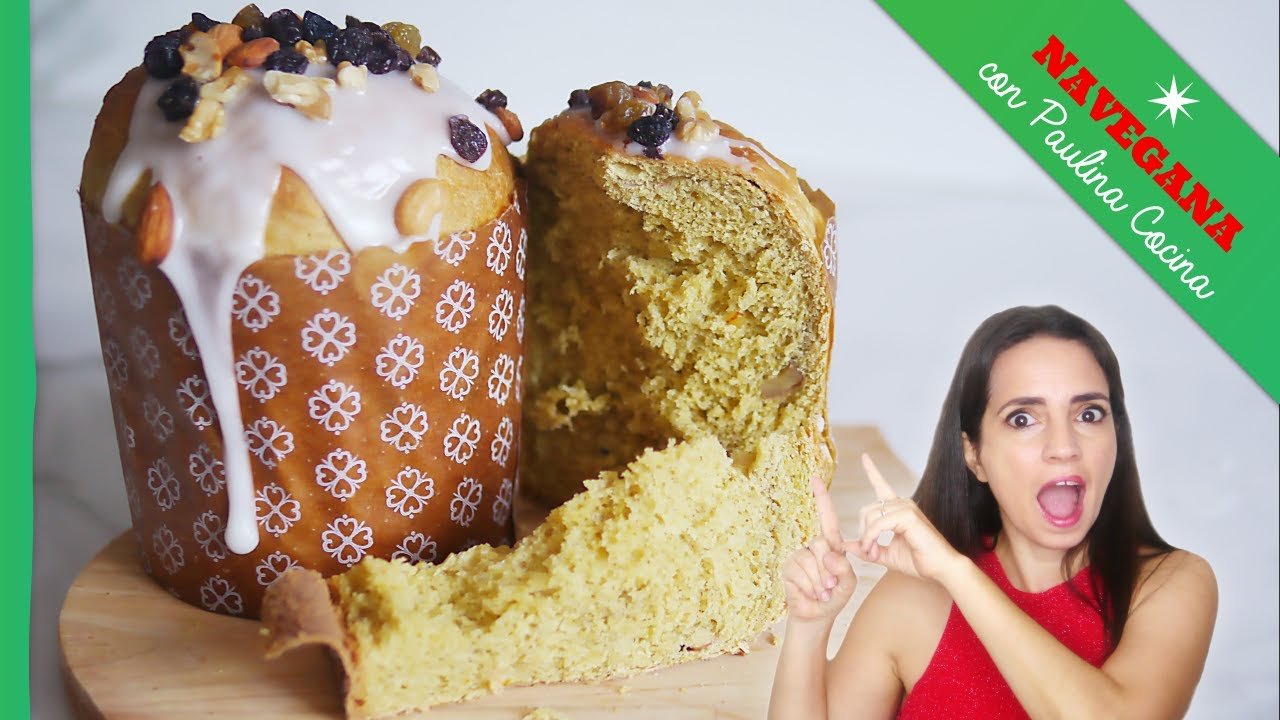 Receta de Pan dulce navideño vegano