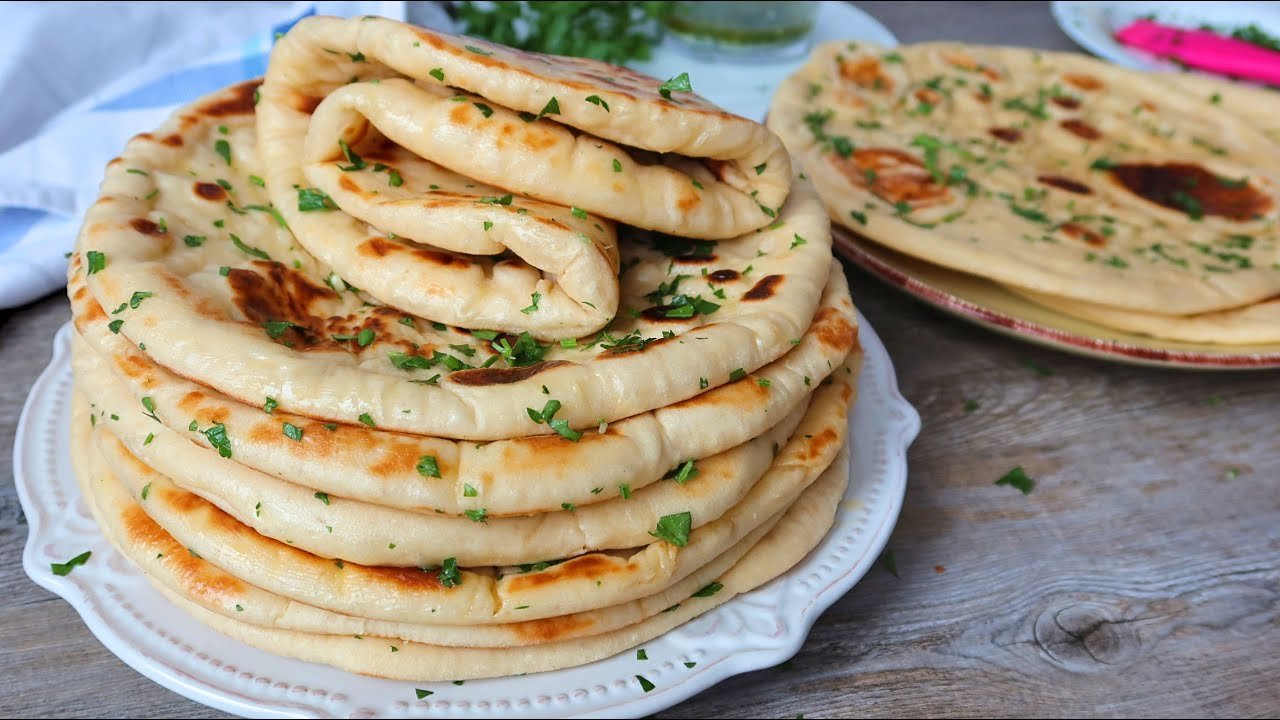 Receta de Pan naan o pan indio