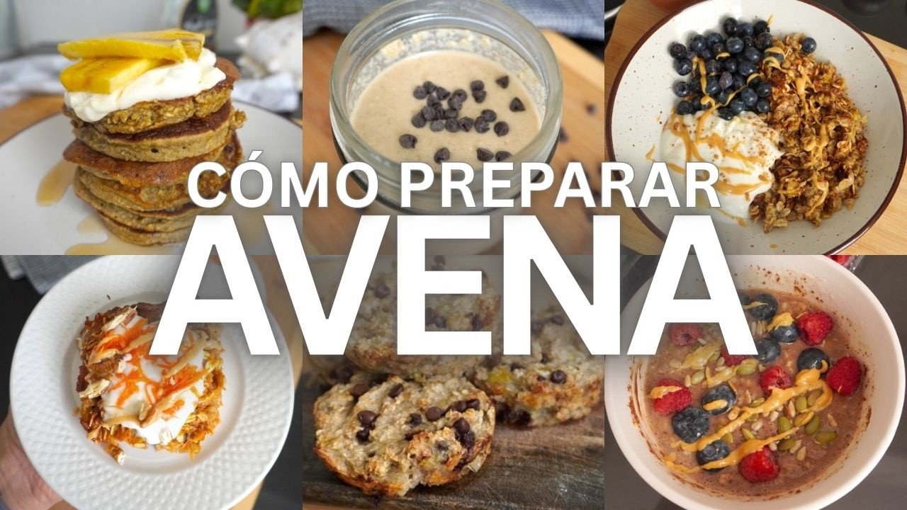 Receta de Pancakes de avena fitness