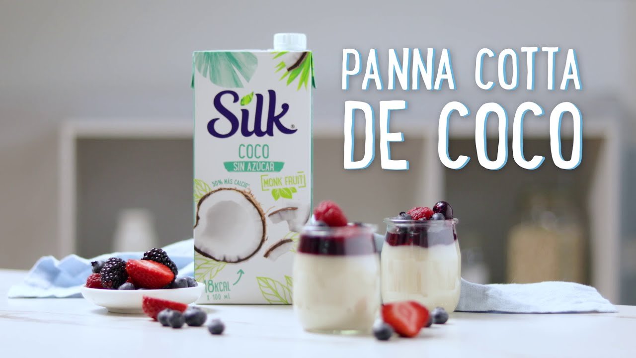 Receta de Panna cotta de coco