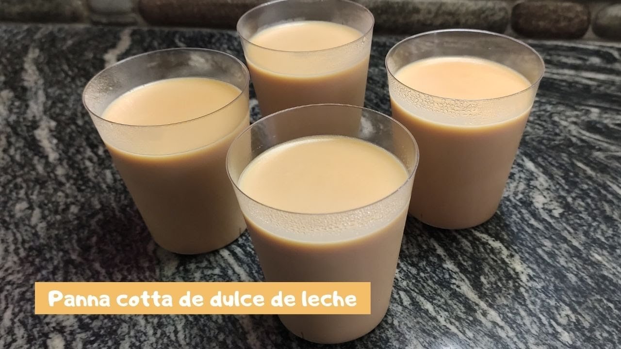 Receta de Panna cotta de dulce de leche