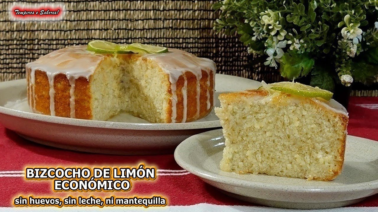 Receta de Panque de limón sin leche