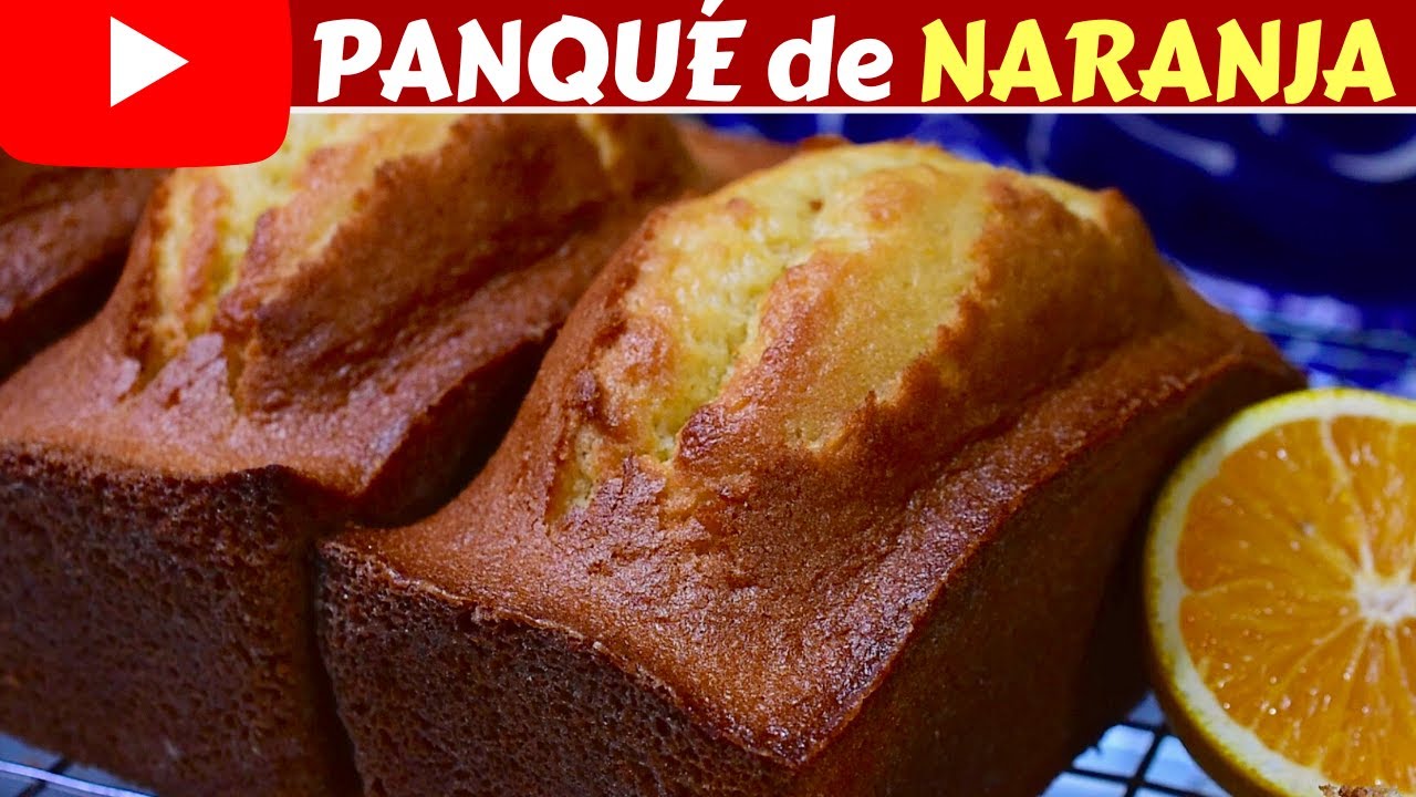 Receta de Panque de naranja casero