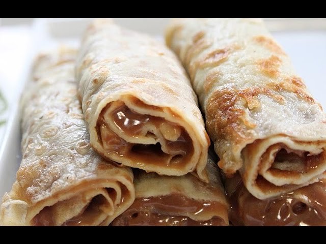 Receta de Panqueques con manjar