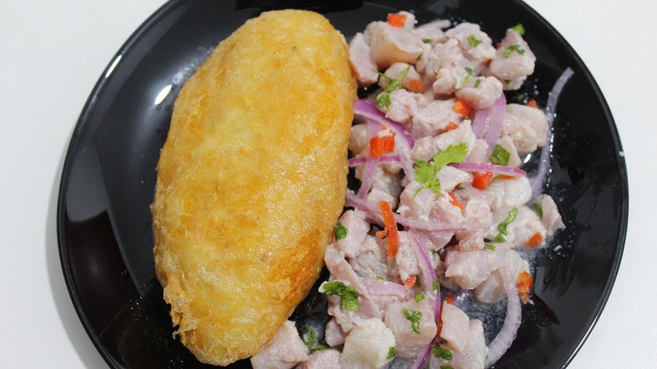 Receta de Papa rellena con ceviche