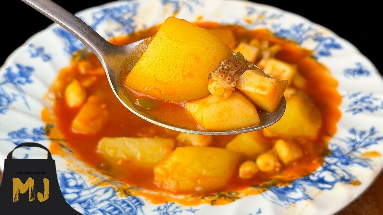 Receta de Papas con choco