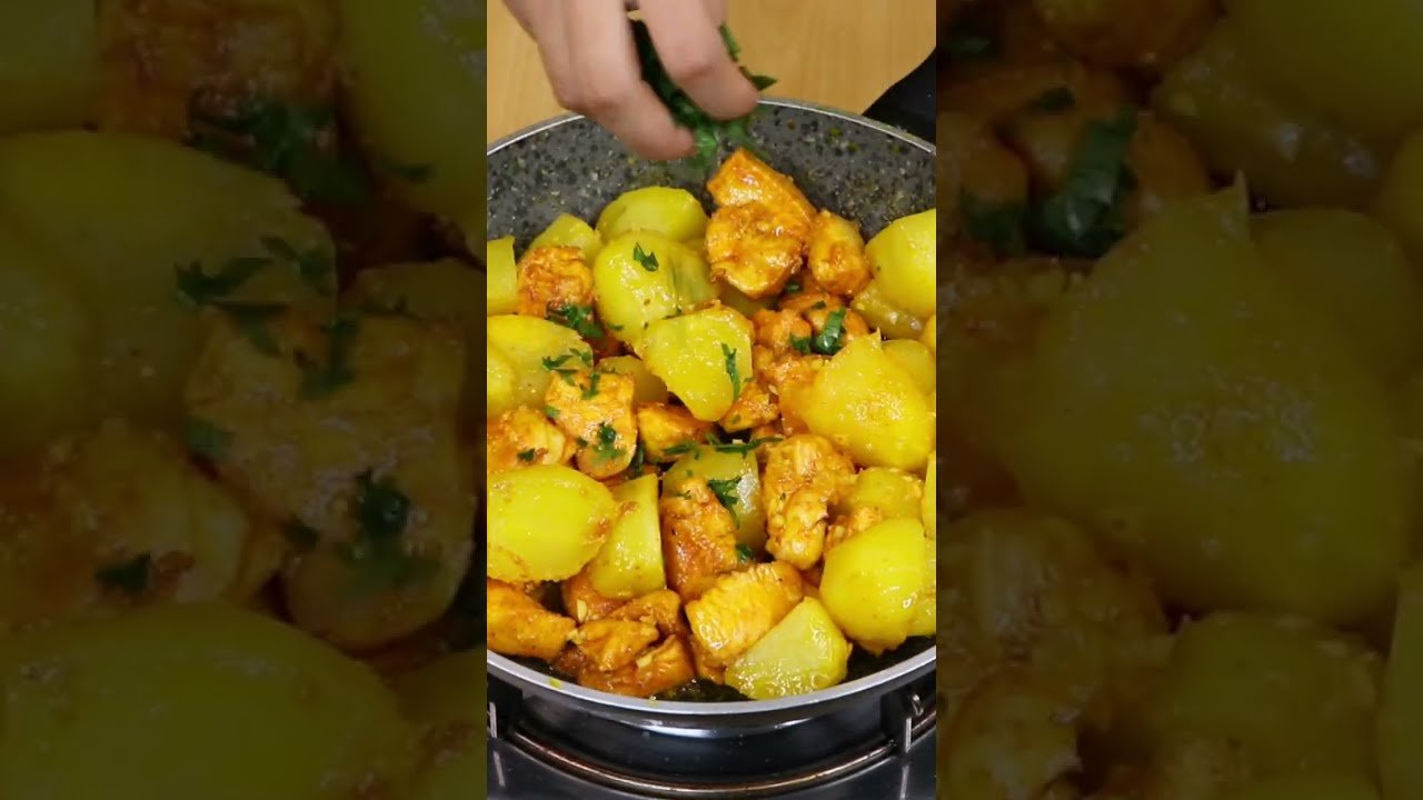 Receta de Papas con pollo deshebrado
