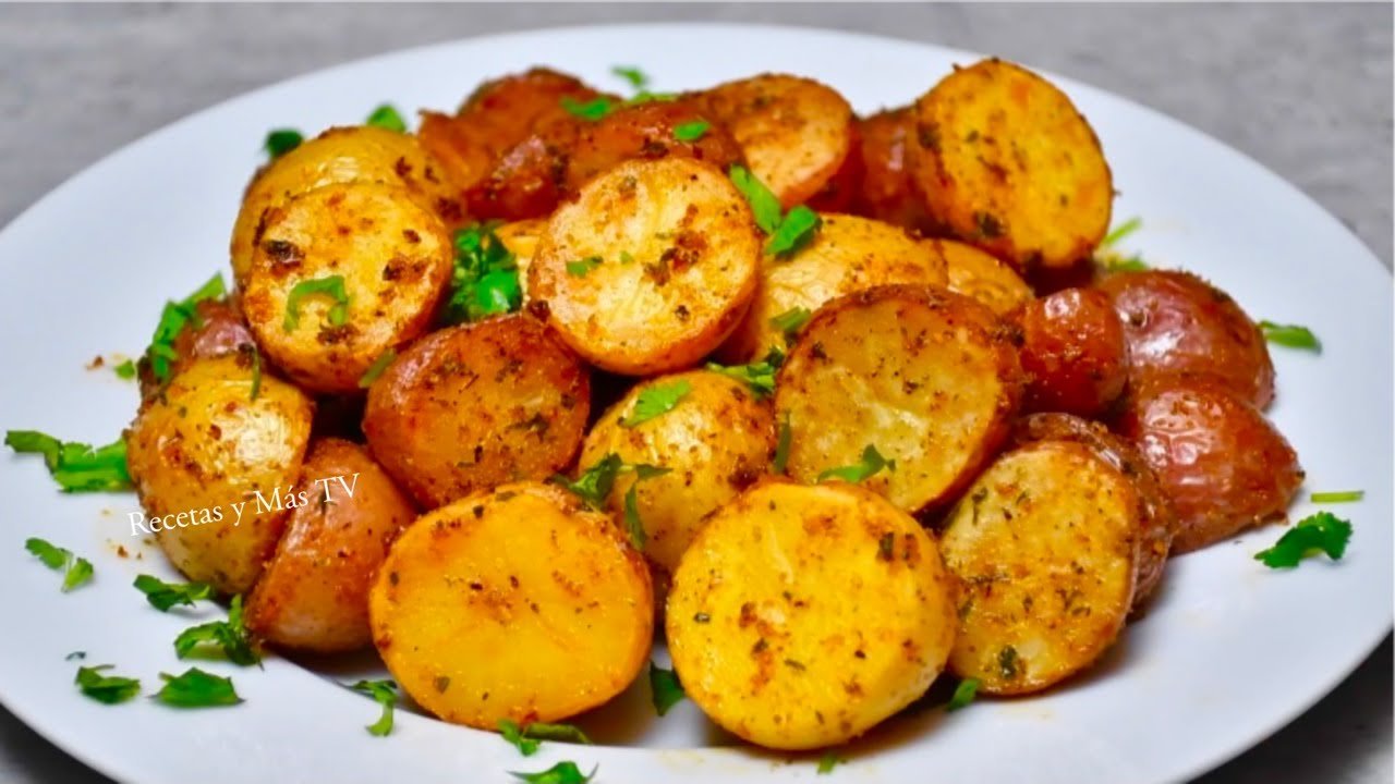 Receta de Papas criollas al horno