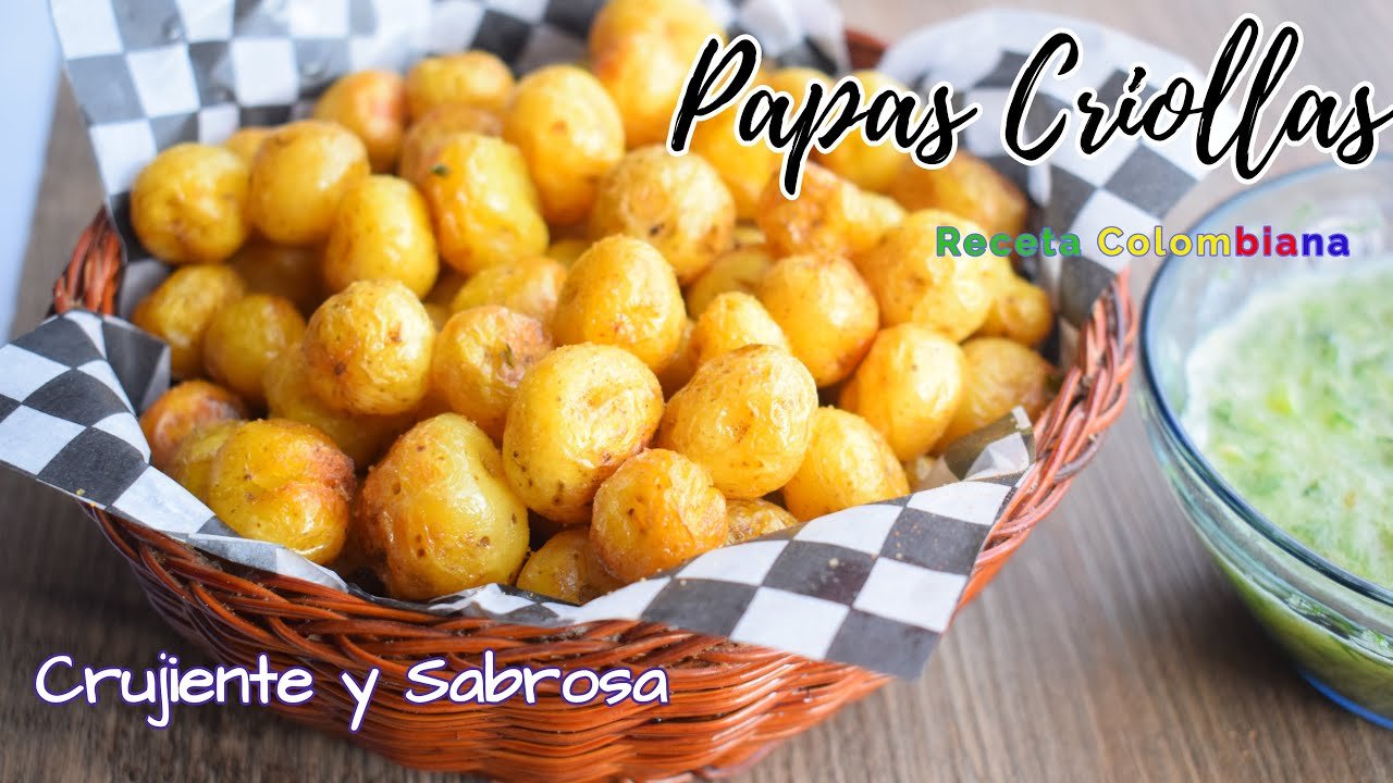 Receta de Papas criollas fritas