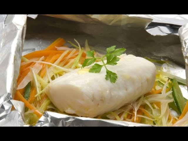 Receta de Papillote de lenguado