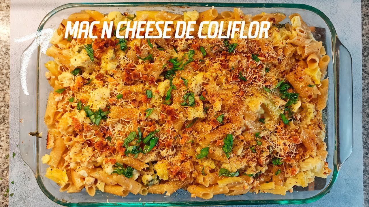 Receta de Pasta con coliflor y queso