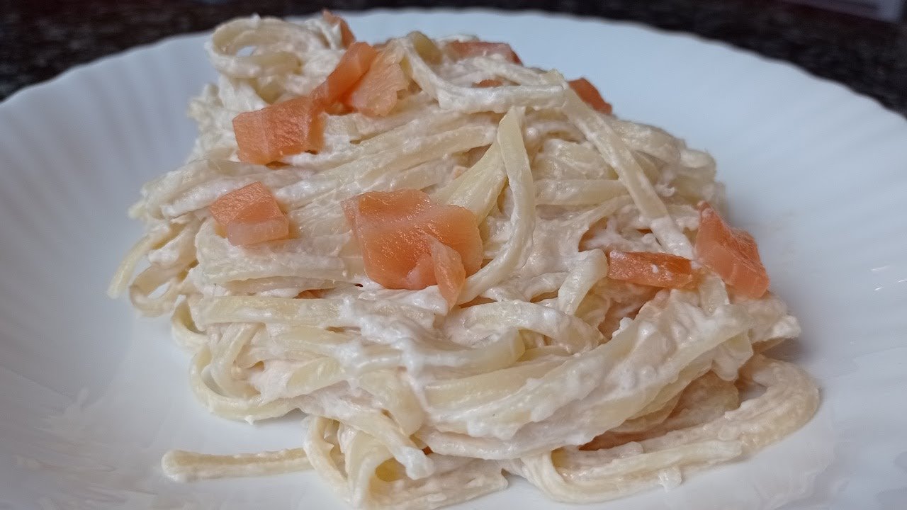 Receta de Pasta con salmón ahumado y queso Philadelphia