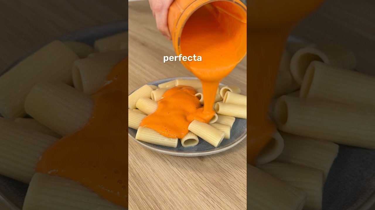 Receta de Pasta con salsa de tomate y verduras