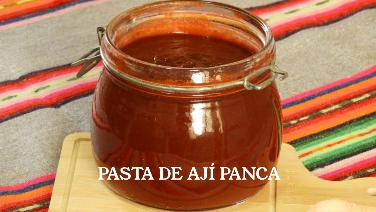 Receta de Pasta de ají panca