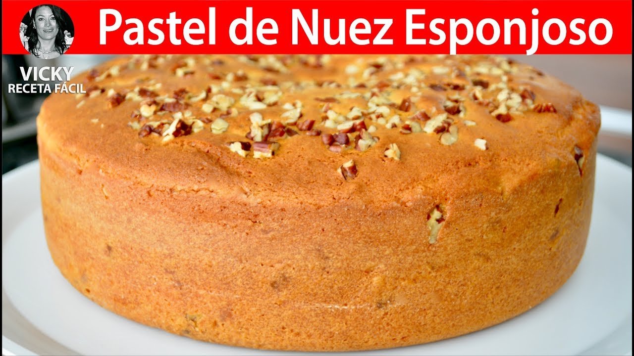 Receta de Pastel de Nuez