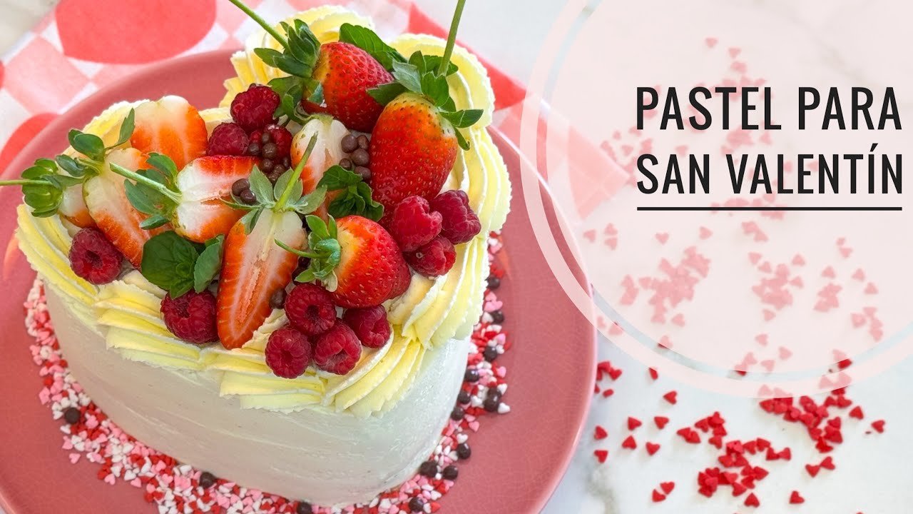 Receta de Pastel de San valentín