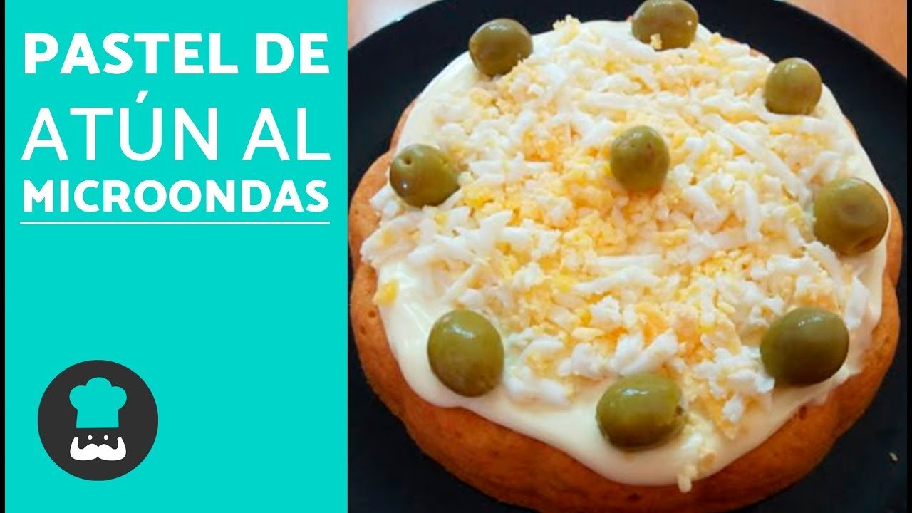Receta de Pastel de atún al microondas sin nata