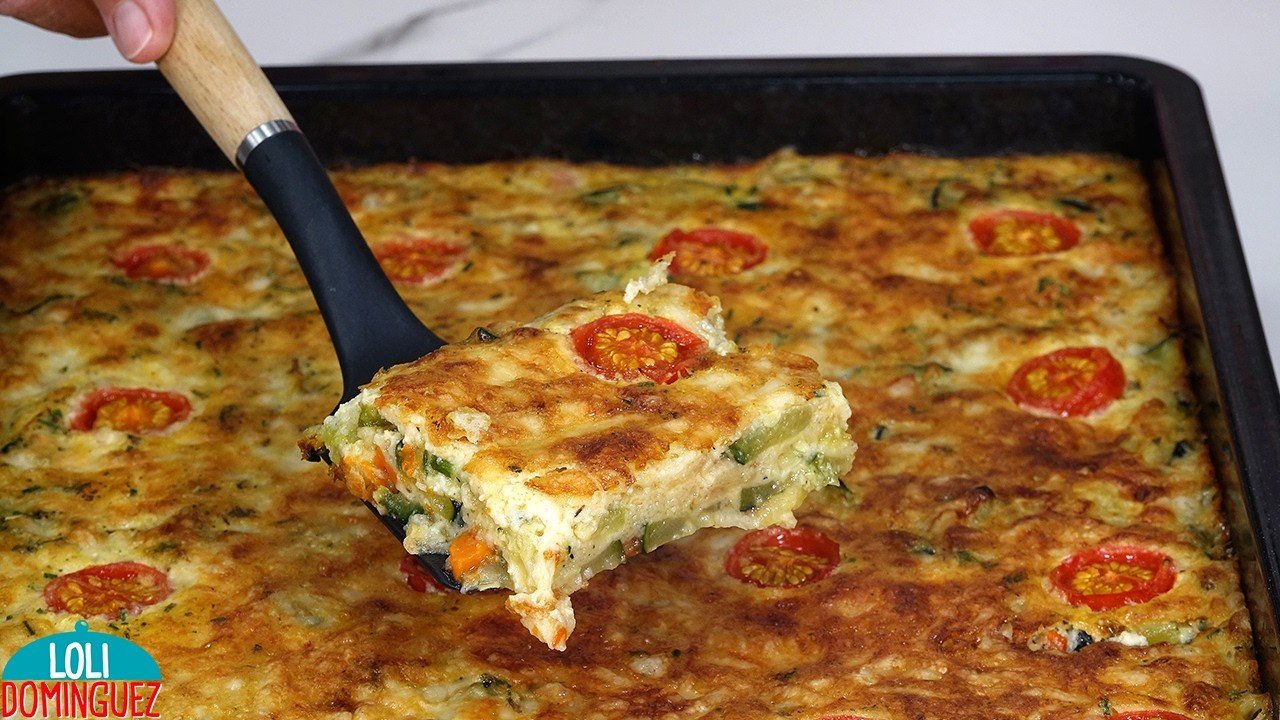Receta de Pastel de calabacín al horno