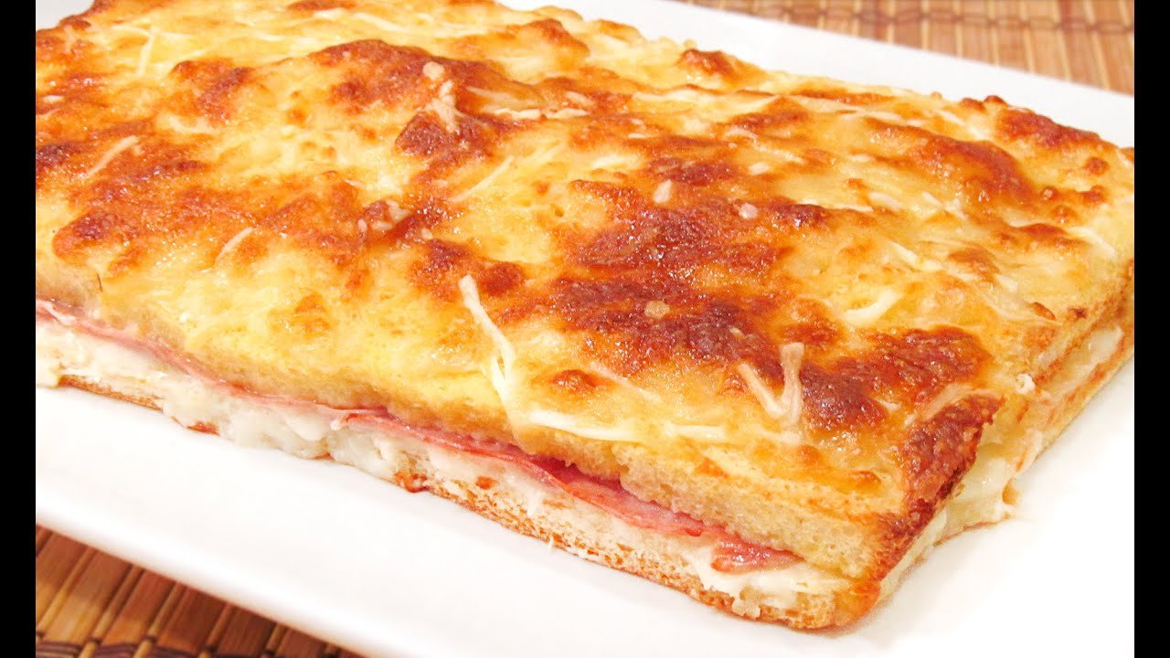 Receta de Pastel de jamon y queso al horno
