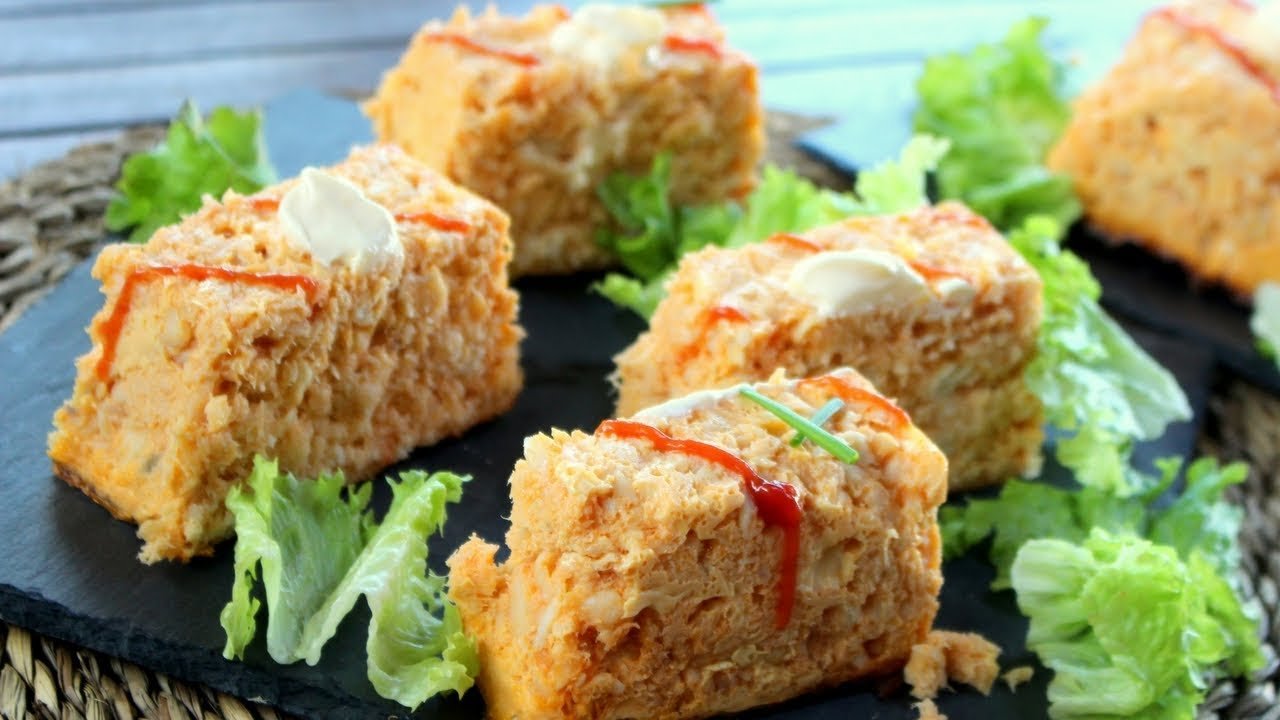 Receta de Pastel de merluza y atún