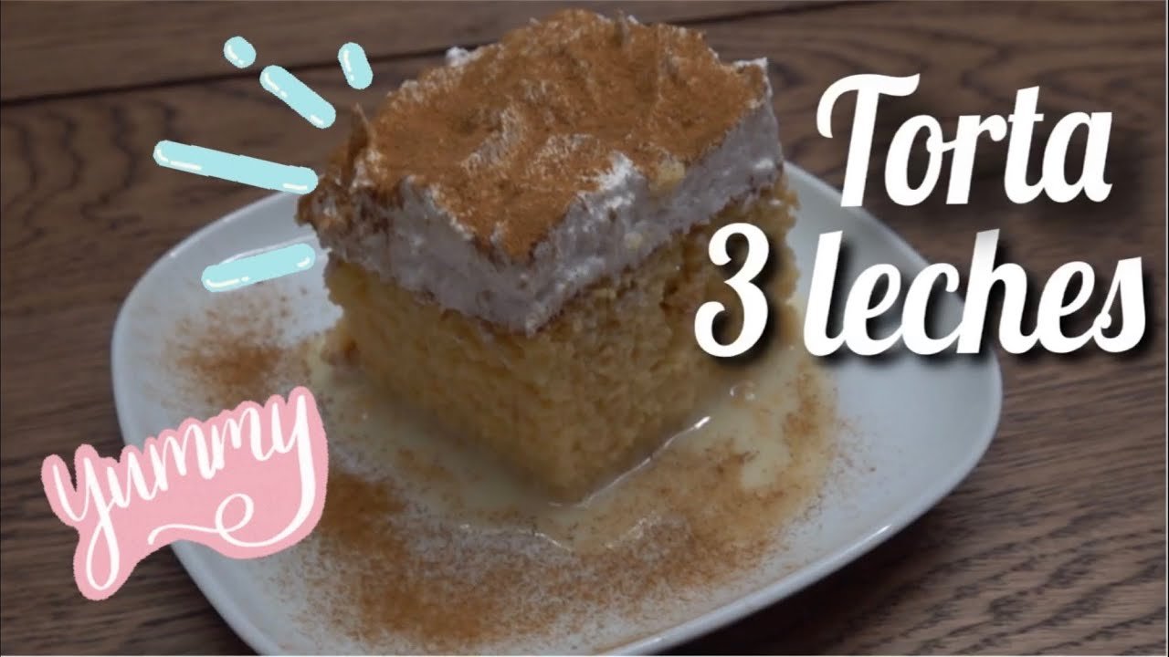 Receta de Pastel de tres leches con merengue